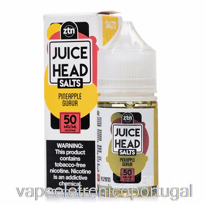 Vape Eletrônico Abacaxi Goiaba - Suco De Sais De Cabeça - 30ml 35mg